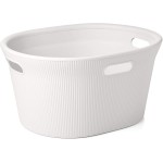 Tatay Baobab Laundry Basket, white, 35 litres