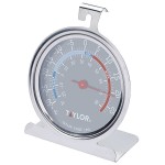 Taylor Professional Stainless Steel Freezer & Fridge Temperature Thermometer