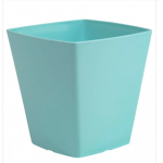 Wham Square Studio Planter Cover Pot, Duck Egg Blue, 14cm Height