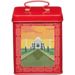 World of Flavours Airtight Metal Food Storage Container, Red