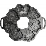 Lodge Cast Iron Holiday Wreath Baking Pan, 14.69 inch