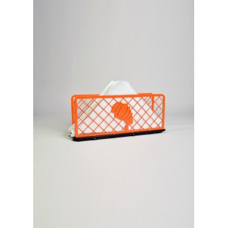 Zuri Rectangular Heavy Base Serviette Napkin Holder– Lady Design Orange