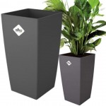 Elho Milano Flowerpot, Anthracite, 36.3 cm Height