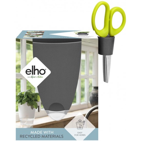 Shop quality Elho Herbs All-in-1 Flowerpot & Herb Scissors, Anthracite, 13 cm in Kenya from vituzote.com Shop in-store or online and get countrywide delivery!