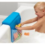 InterDesign Bathtub Saddle Storage, Neoprene/Mesh, Blue