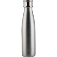 Built Perfect Seal Double Wall Stainless Steel Water Bottle, 480ml/17-Ounce, Silver