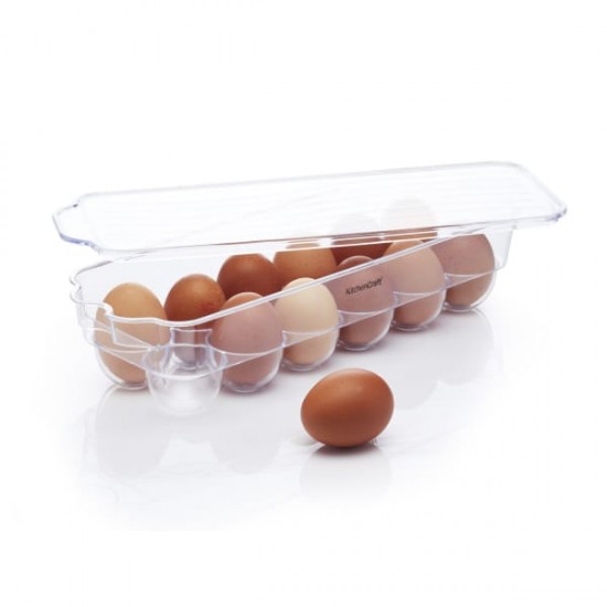 Shop quality Kitchen Craft Fridge-Safe Plastic Egg Holder with Lid, (13" x 4.5") in Kenya from vituzote.com Shop in-store or online and get countrywide delivery!