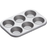 Kitchen Craft Non Stick 6 Cup Muffin and Cupcake Tray