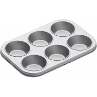 Kitchen Craft Non Stick 6 Cup Muffin and Cupcake Tray