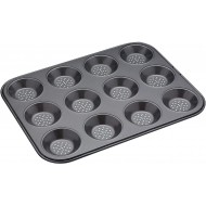 Master Class Crusty Bake Non-Stick 12 Hole Shallow Baking Pan ( Mince Pie )