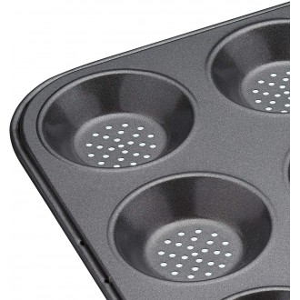 Master Class Crusty Bake Non-Stick 12 Hole Shallow Baking Pan ( Mince Pie )