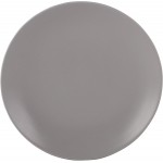 Mikasa Gourmet Elegance Ceramic Round Side Plate, Grey - 20 cm (7¾")