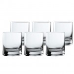 Stolzle New York Bar Double Solid Botton Old Fashioned Whiskey Glasses  (Set of 6 glasses), 391ml