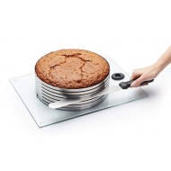 Sweetly Does It Stainless Steel Adjustable Cake Layer Guide