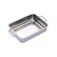 Master Class Heavy-Duty Deep Stainless Steel Roasting Pan, 27 x 20 cm