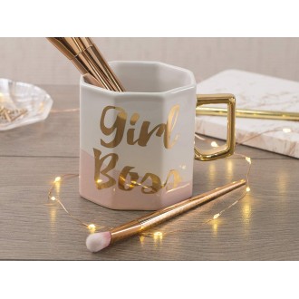 Creative Tops Octagonal 'Girl Boss' Ceramic Mug, 450ml