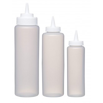 Kitchen Craft Sauce and Dressings Dispenser Bottles, Set of 3