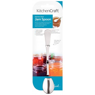 Kitchen Craft Stainless Steel Jam Spoon, 15 cm (6")