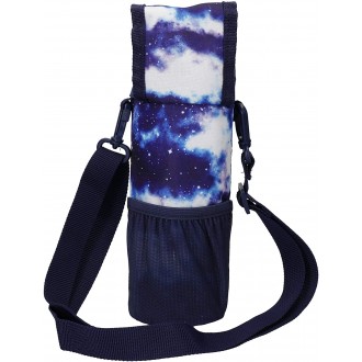 BUILT Insulated Bottle Bag with Shoulder Strap - 'Galaxy' Design