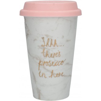 Creative Tops Ava & I 'Sshh, There's Prosecco in Here' Travel Mug, 350 ml