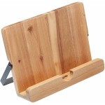 Natural Elements Recipe Book Holder / Tablet Stand, Acacia Wood - Brown