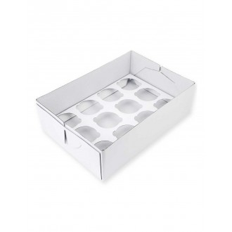 PME Cupcake Box 12 Hole, Standard Height (3.4")