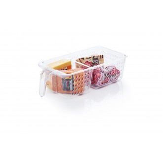 Kitchen Craft BPA-Free Medium Plastic Fridge/Cupboard Organiser Storage Box