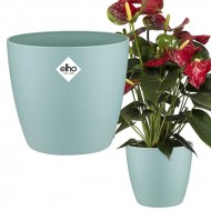 Elho Brussels Round Indoor Flowerpot - Mint, 14cm