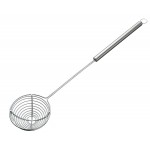 Kitchen Craft Stainless Steel Pea Scoop Ladle & Strainer - Excellent for peas and other small vegetables