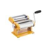 World of Flavours Stainless Steel Pasta Maker Machine - Yellow