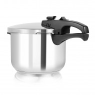 Tower Pressure Cooker with Steamer Basket, Stainless Steel, 6 Litre