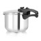 Tower Pressure Cooker with Steamer Basket, Stainless Steel, 6 Litre