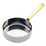 Master Class Professional Stainless Steel Mini Frying Pan / Sauce Serving Pot, 10 cm