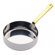 Master Class Professional Stainless Steel Mini Frying Pan / Sauce Serving Pot, 10 cm