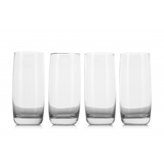 Oberglas Longdrink Glasses, 390ml, Set of 4 Glasses ( Made in Germany), Gift Boxed