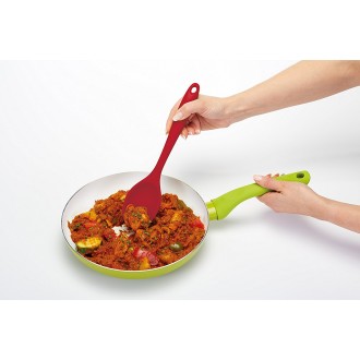 Colourworks Silicone Cooking Spoon, 27 cm - Red