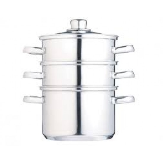 Shop quality Kitchen Craft Induction-Safe Stainless Steel 3-Tier Food Steamer Pan / Stock Pot, 2.5 Liters Capacity in Kenya from vituzote.com Shop in-store or online and get countrywide delivery!