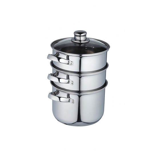 Shop quality Kitchen Craft Induction-Safe Stainless Steel 3-Tier Food Steamer Pan / Stock Pot, 2.5 Liters Capacity in Kenya from vituzote.com Shop in-store or online and get countrywide delivery!