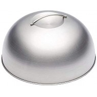 Kitchen Craft Melting Dome and Burger Cover, Stainless Steel, Silver, 22.5 x 12 x 16 cm