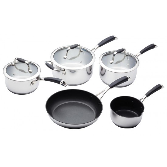 Shop quality Master Class 5 Piece Deluxe Stainless Steel Cookware Set - Premium Double layer Quantum II non-stick coating in Kenya from vituzote.com Shop in-store or online and get countrywide delivery!