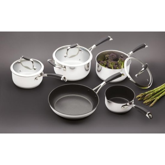 Shop quality Master Class 5 Piece Deluxe Stainless Steel Cookware Set - Premium Double layer Quantum II non-stick coating in Kenya from vituzote.com Shop in-store or online and get countrywide delivery!