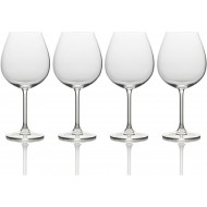 Mikasa 'Julie' Luxury Lead-Free Crystal Red Wine Glasses, 710 ml - Clear (Set of 4)