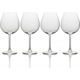 Mikasa 'Julie' Luxury Lead-Free Crystal Red Wine Glasses, 710 ml - Clear (Set of 4)