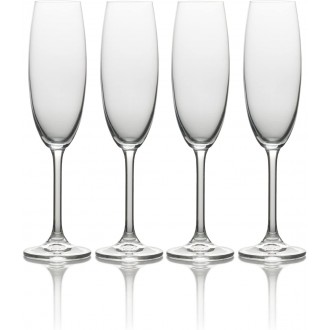 Mikasa Julie Set Of 4 237ml Flute Glasses