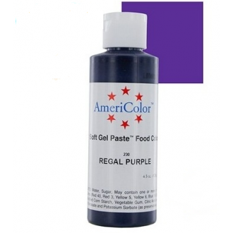 Americolor Regal Purple Soft Gel Paste Food Color,133 ml