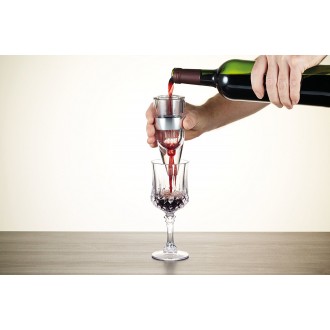 BarCraft Plastic Wine Aerator, Clear