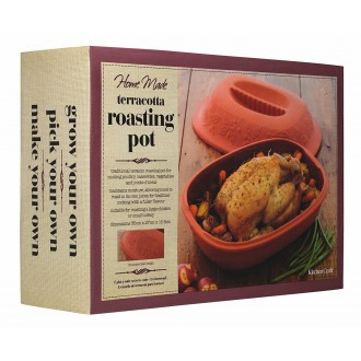 Kitchen Craft  Terracotta Roasting Pot with Lid