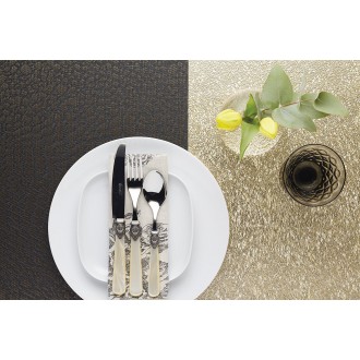 Kitchen Craft Textured Vinyl Placemat - Metallic Gold