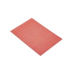 Kitchen Craft Woven Vinyl Placemat, 30 x 45 cm (12" x 17.5") - Red Mix