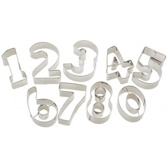 Kitchen Craft Numeral Cookie Cutter Set